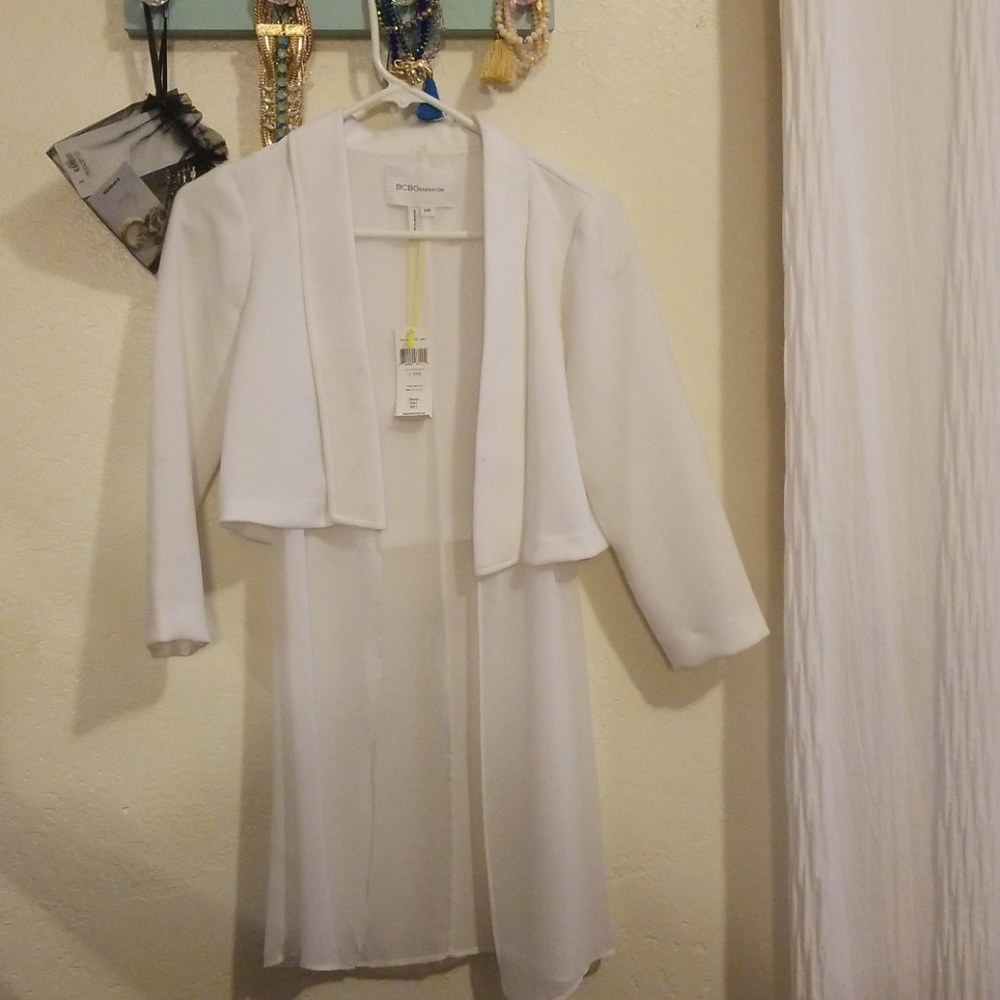 BCBG White Blazer